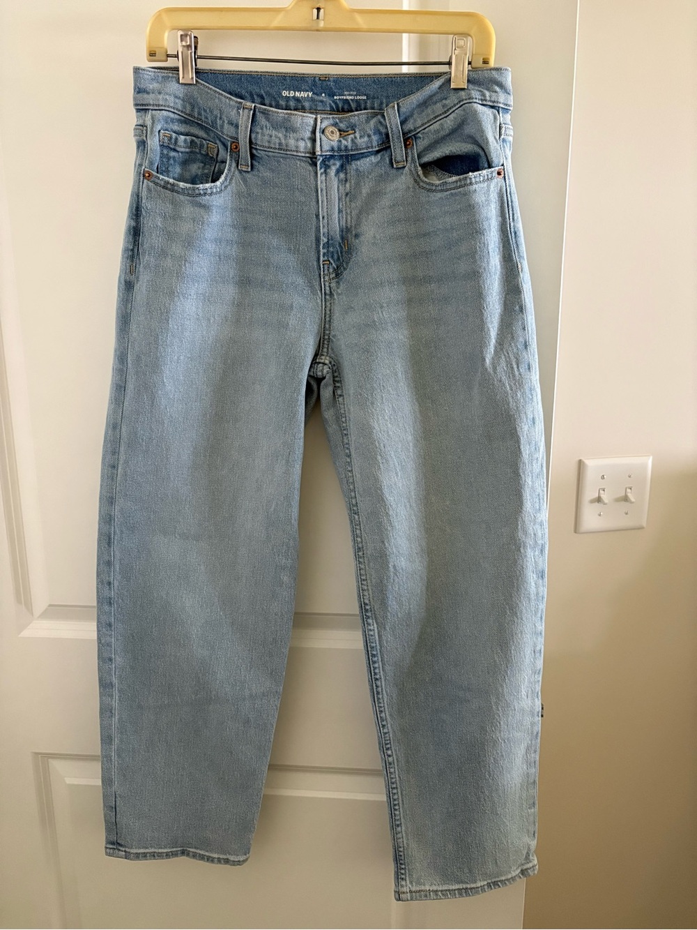Old Navy Light Blue High-Rise Straight Jeans